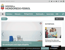 Tablet Screenshot of mondonedoferrol.org